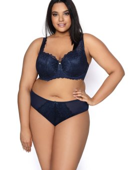 Biustonosz usztywniany Full CUP MAT M-053/22 Carmela Big Granatowy