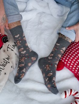 Skarpety  1290-037 świateczne Pierniki 39-46