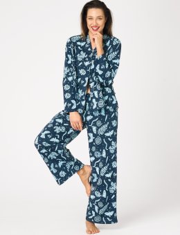 Piżama KEY LNS 533 B26 S-XL Rozpinana