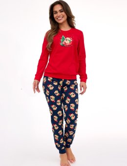 Piżama  671/422 Teddy Christmas S-2XL Damska