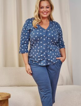 Nap Damska Piżama Plus Size