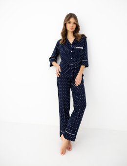 Piżama  3/4 S-XL Rozpinana