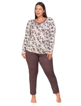 Piżama Nocna Damska Plus Size PDD6100-002 - AW2024/25