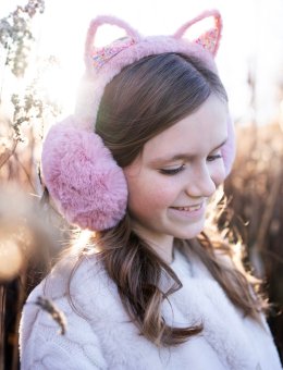 Czapka Nauszniki Cz23378 Kitty