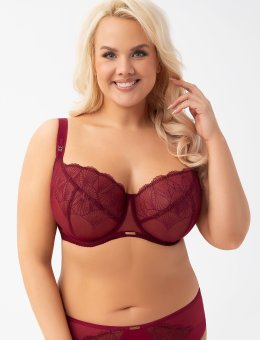 Biustonosz miękki Soft Mira K942 Bordo