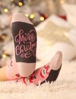 Skarpety  U04.155 Merry Christmas 35-46