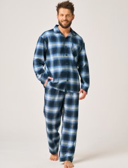 Piżama Męska MNS 432 R.3XL-4XL Flanela