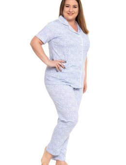 Piżama Nocna Damska  Plus Size PDD6400-004 - SS/2024