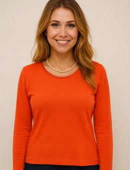 Bluzka Lamówka Wąska