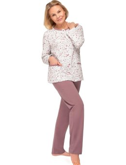 Piżama  Kasia III 267 M-3XL Rozpinana