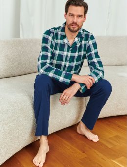 Nap Komfortowa Piżama Męska W Klasyczną