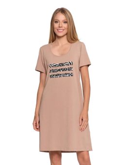 Koszula Nocna Damska Z Rękawem Z Nadrukiem PDK3100-021  AW25/26