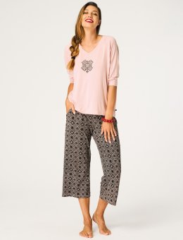 Piżama Damska LNS 731 3/4 R.2XL