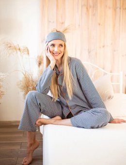 Piżama KEY LNS 429 B25 S-XL Rozpinana Damska