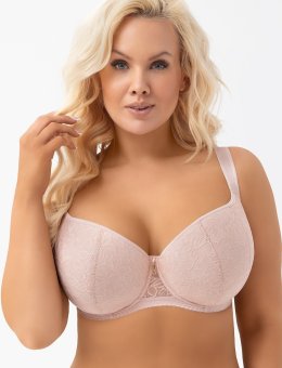 Biustonosz usztywniany Full CUP Balkonetka Daria G009 Beżowy