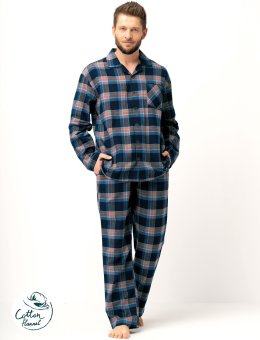 Piżama Męska MNS 431 Flanela R.3XL-4XL