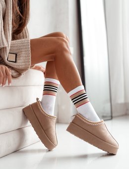 Skarpety  0071-006 Półfrotte Unique ściągacz W Paski 38-41