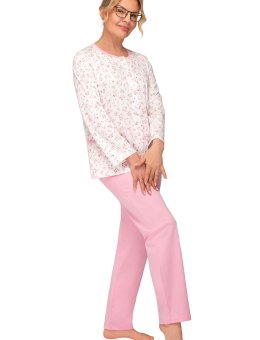 Piżama  Kasia III 267 M-3XL Rozpinana