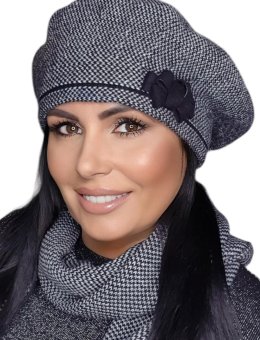 Czapka - beret damski  Helena