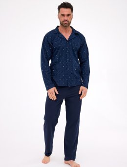 Piżama  114/80 3XL-5XL Męska Rozpinana