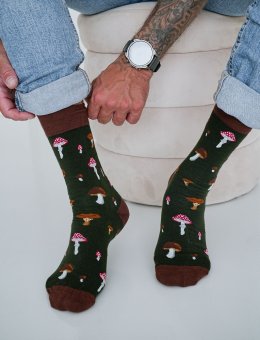 Skarpety  0125-128 Grzyby 39-46