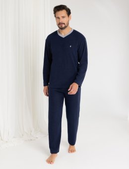 Piżama Męska 489 Frotte R.2XL-3XL
