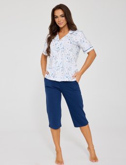 Piżama  347/347 Yvonne M-2XL Rozpinana