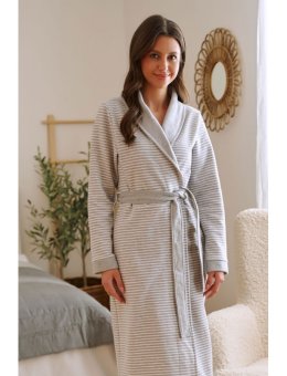 Nap Szary Szlafrok W Paseczki