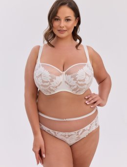 Biustonosz półusztywniany Semi Soft  BSM 1134 Keto Maxi ECRU-MOKKA