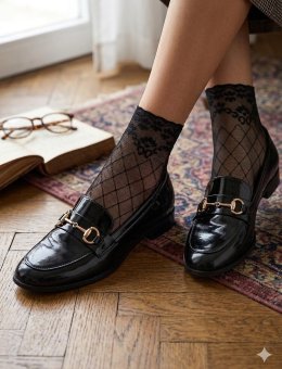 Skarpetki  Sn034 Koronkowe 36-41