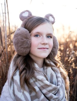 Czapka Nauszniki Cz23380 Teddy