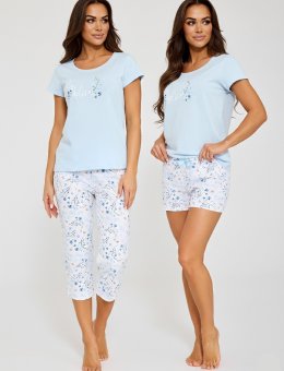 Piżama  466/344 Delicate Trzyczęściowa S-2XL
