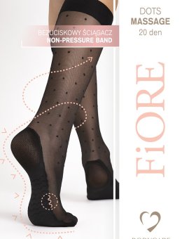 Podkolanówki Dots Massage 20 DEN