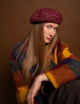 Czapka Beret ART OF Polo 26399 Erina