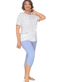 Piżama  Kasia I 265 M-3XL Rozpinana