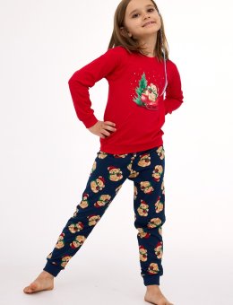 Piżama  Kids Girl 594/186 Teddy Christmas 86-128