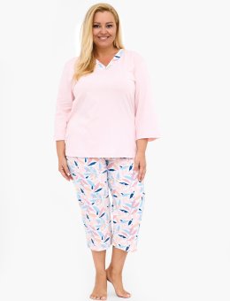 Piżama  389/455 Nancy 3/4 3XL-5XL Damska