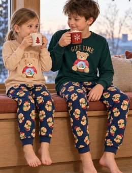 Piżama  Kids Girl 594/204 Gift Time Chrristmas 86-128