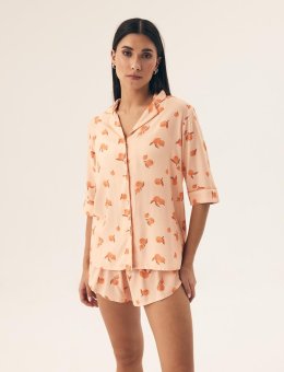 Piżama Henderson Ladies 42686 Naranja S-2XL