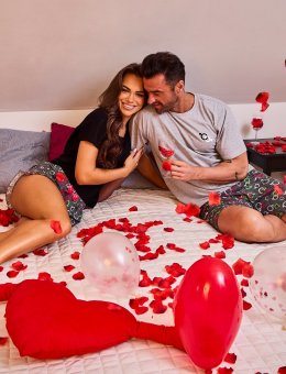 Piżama  326/206 Love Symbols 3XL-5XL