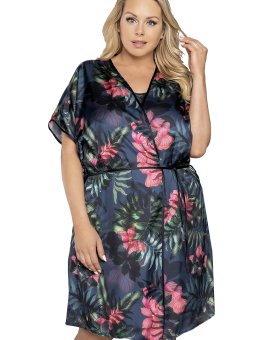 Satynowy Szlafrok Italian Fashion Amazonia