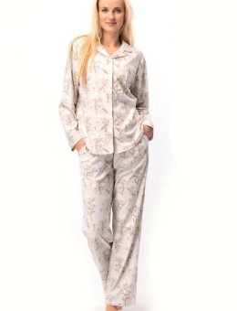 Piżama KEY LNS 567 B25 2XL-4XL Rozpinana Damska