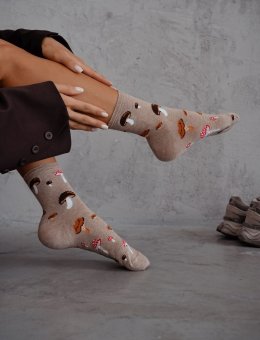 Skarpety  0200-187 Grzyby 37-41