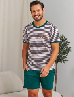Nap Piżama Męska W Paseczki Choco Squad