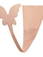 Stringi Damskie Samonośne MK-009/MK-010 - kolor cieliste z motylem
