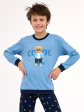 Piżama Cornette Young BOY 766/181 Cool 2 134-164 - kolor niebieski, chłopięce