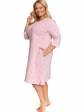 nap koszula nocna plus size w kwiatuszki