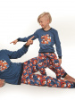 Piżama BOY Kids 976/123 Pumpkin, długi rękaw