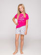 piżama dziewczęca hania 2200 r.86-116 - kolor ciemny różowy