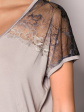 piżama babella new york s-xl - kolor srebrny